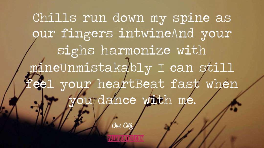 Dance With Me quotes by Owl City