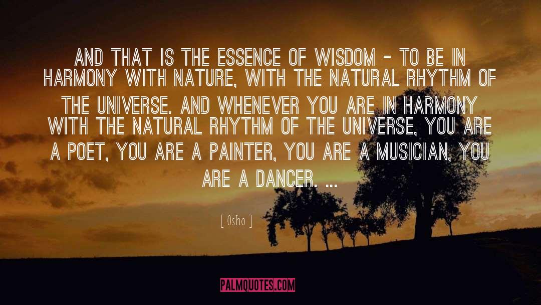 Dancer quotes by Osho