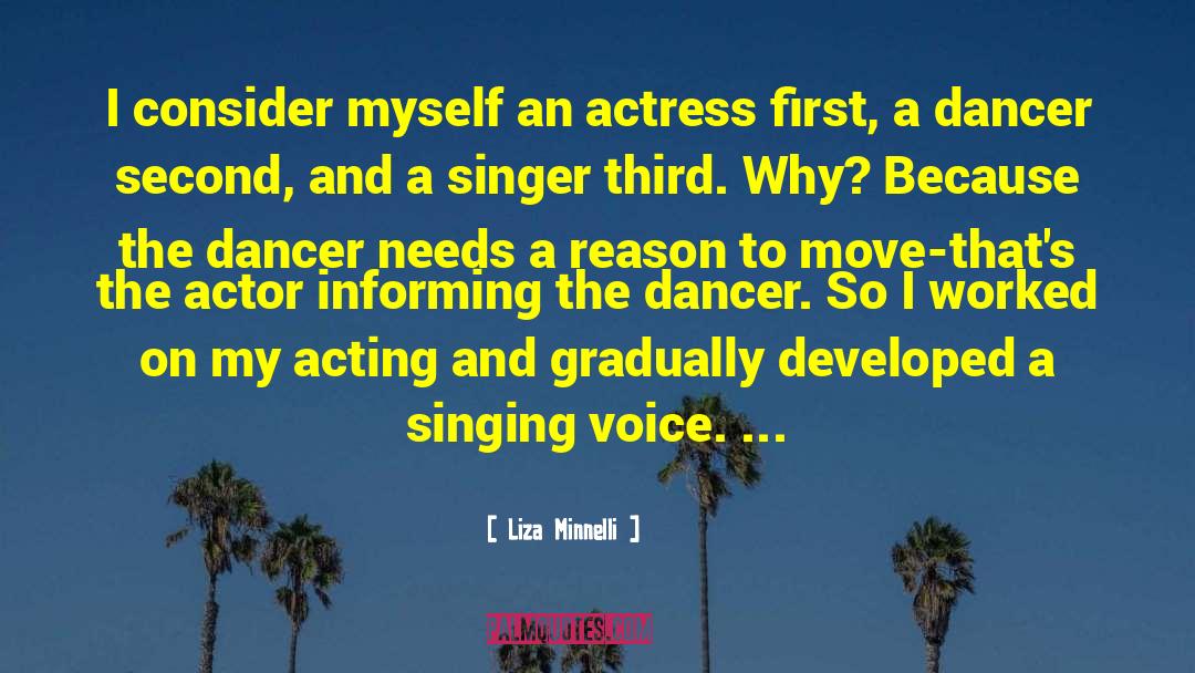 Dancer quotes by Liza Minnelli