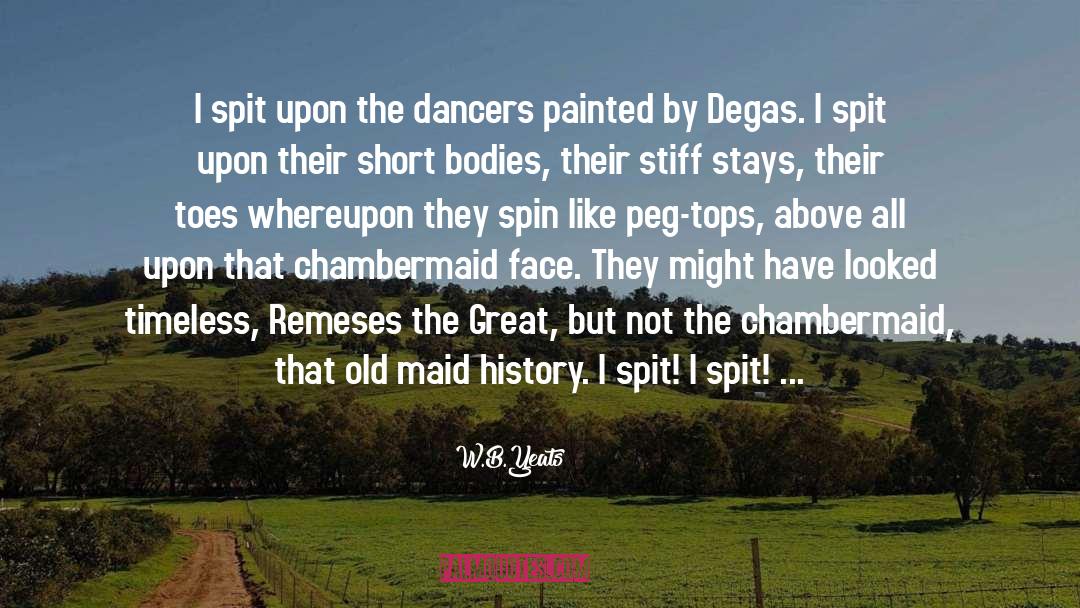 Dancers quotes by W.B.Yeats