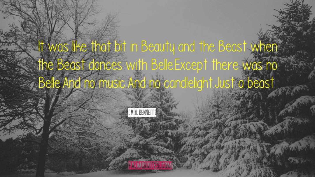 Dances quotes by M.A. Bennett