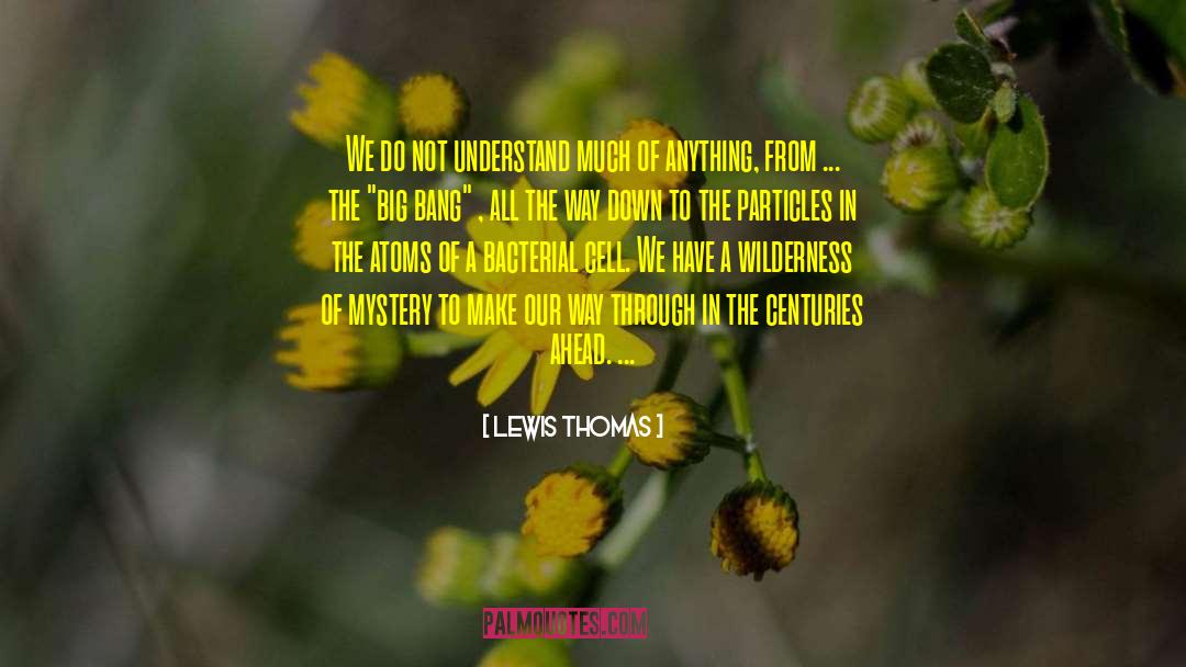 Dancing Atoms quotes by Lewis Thomas