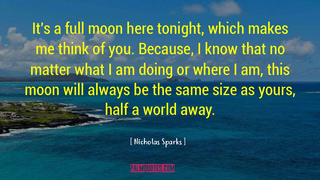 Dancing Moon quotes by Nicholas Sparks