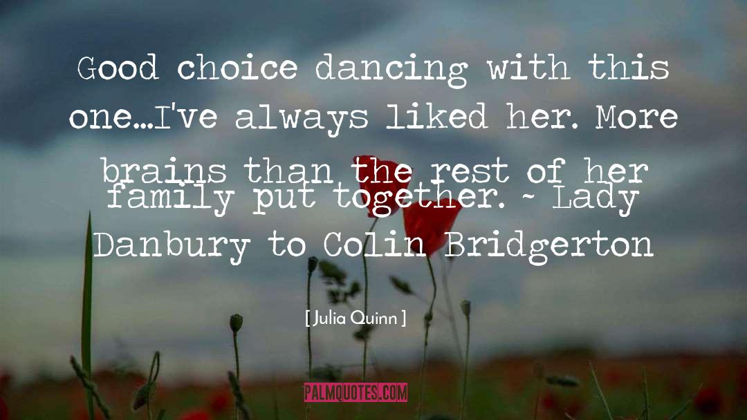 Dancing quotes by Julia Quinn