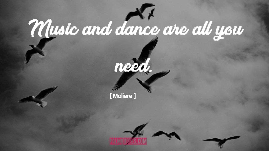 Dancing quotes by Moliere