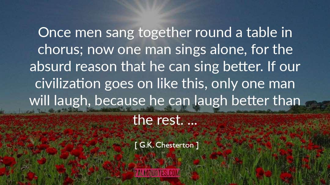 Dancing Together quotes by G.K. Chesterton