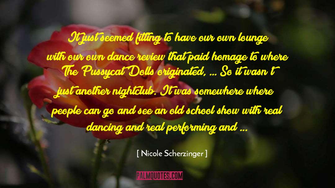 Dancing With Clara quotes by Nicole Scherzinger