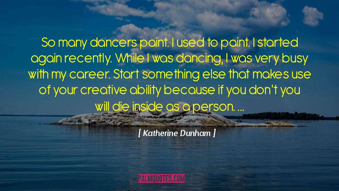 Dancing With Clara quotes by Katherine Dunham