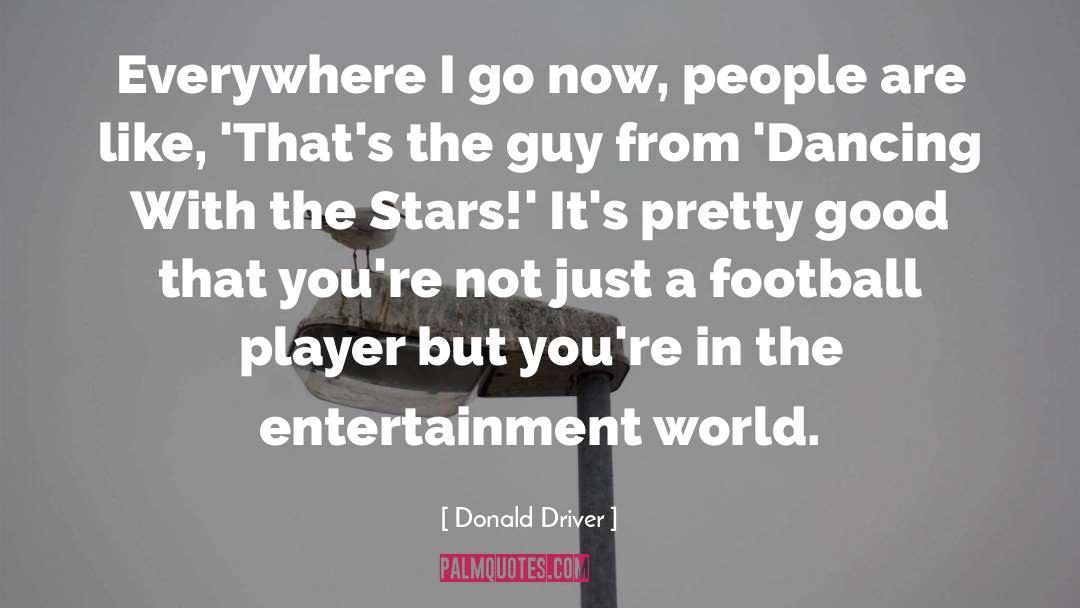 Dancing With The Stars quotes by Donald Driver