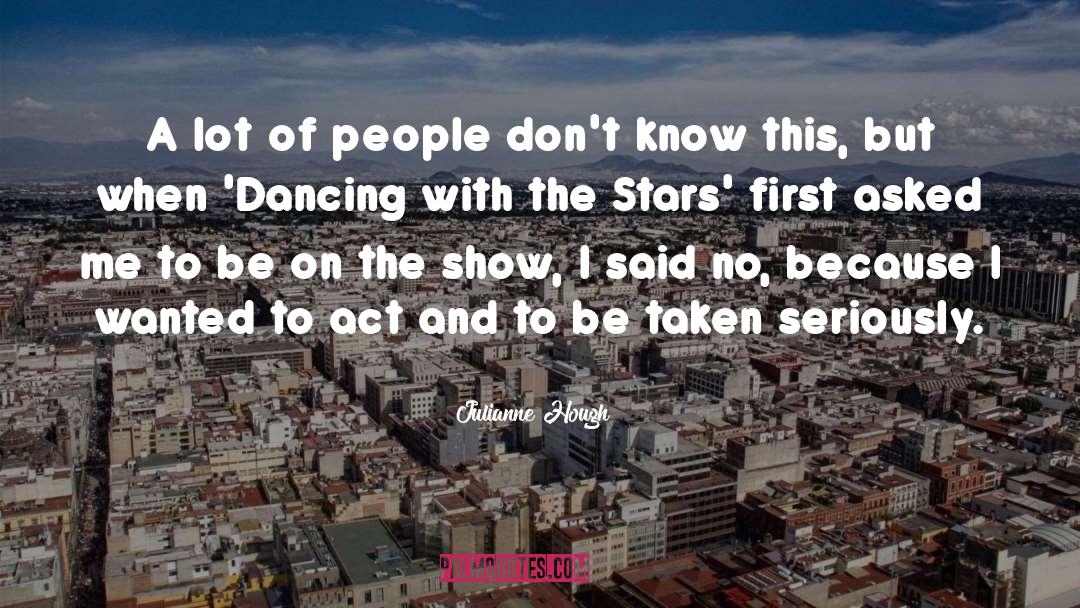 Dancing With The Stars quotes by Julianne Hough