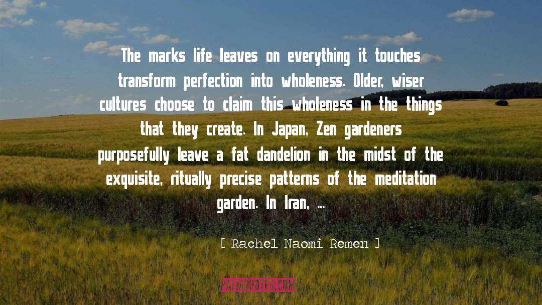 Dandelion quotes by Rachel Naomi Remen