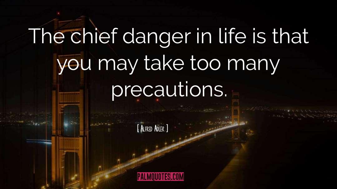 Danger In Life quotes by Alfred Adler
