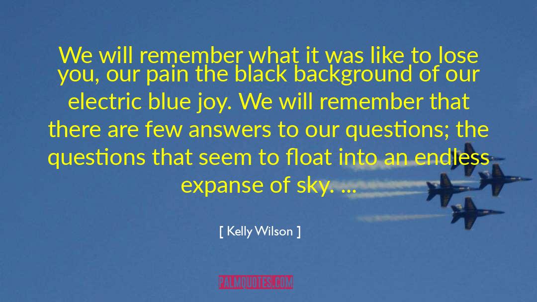 Danger Of Joy quotes by Kelly Wilson