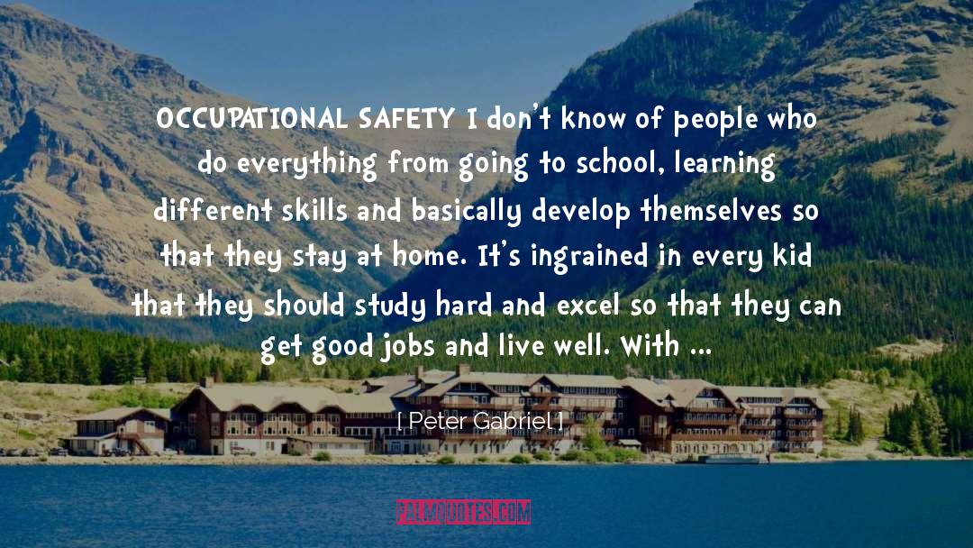 Danger Of Safety quotes by Peter Gabriel