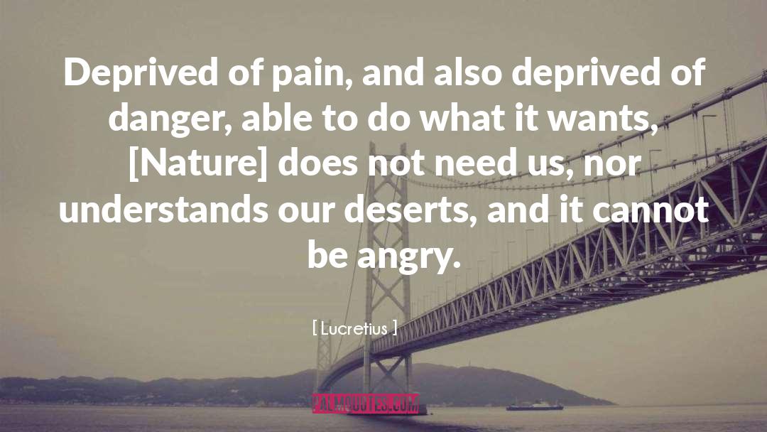 Danger quotes by Lucretius