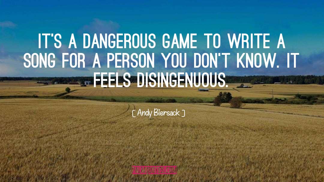 Dangerous Game quotes by Andy Biersack