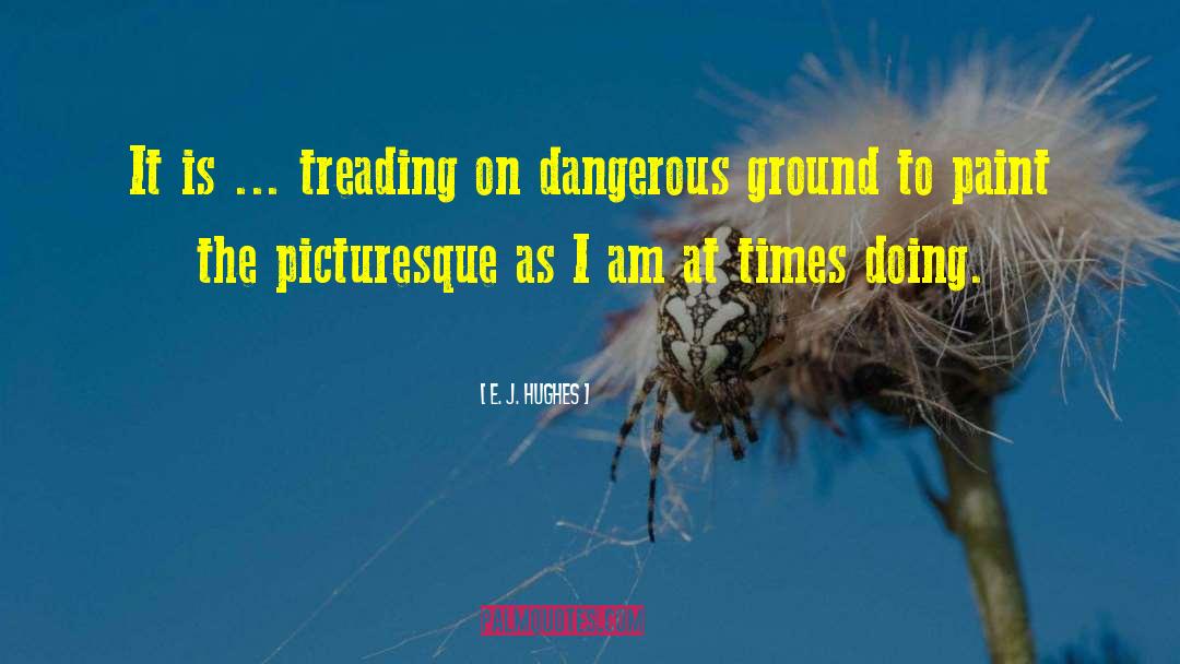 Dangerous Ground quotes by E. J. Hughes