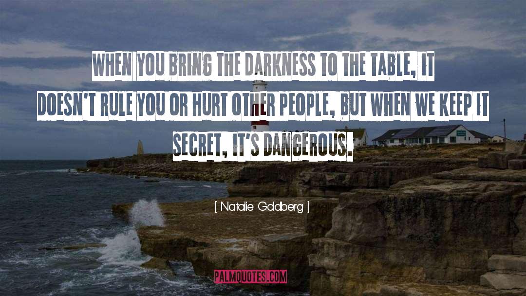 Dangerous People quotes by Natalie Goldberg