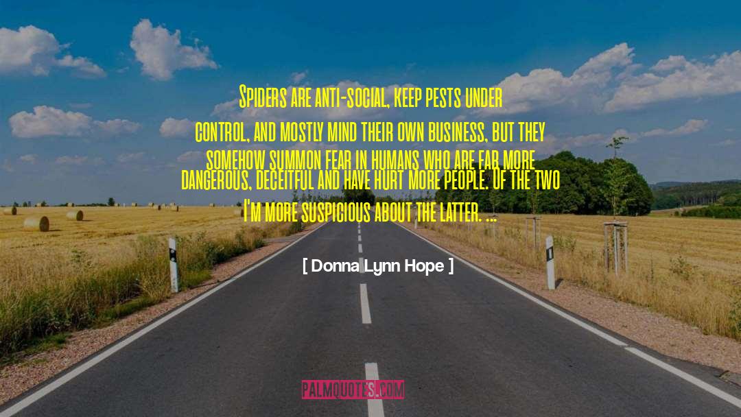 Dangerous Places quotes by Donna Lynn Hope