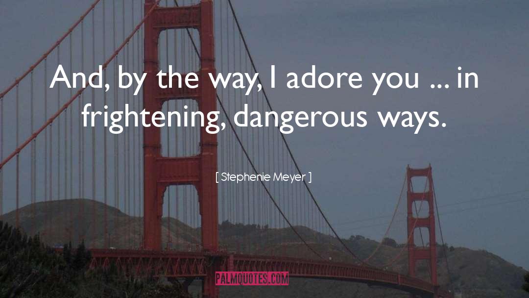 Dangerous quotes by Stephenie Meyer