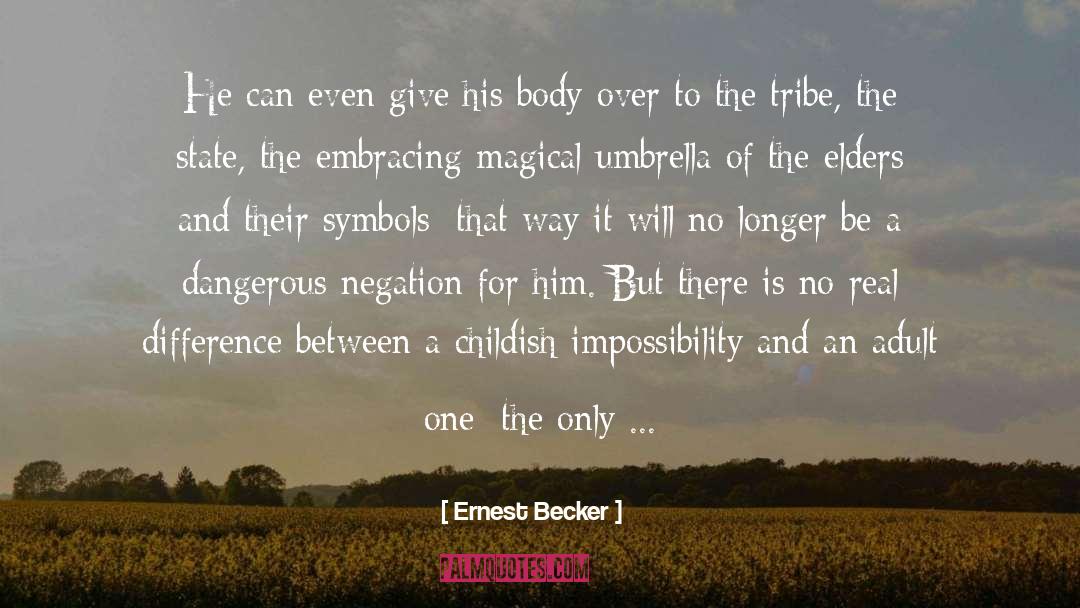 Dangerous Situations quotes by Ernest Becker