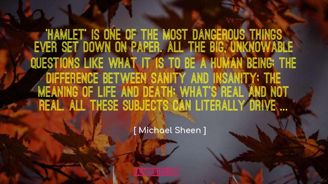 Dangerous Things quotes by Michael Sheen