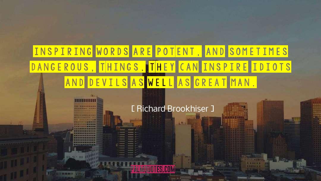 Dangerous Things quotes by Richard Brookhiser