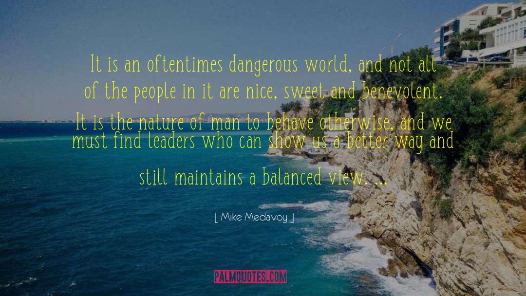 Dangerous World quotes by Mike Medavoy