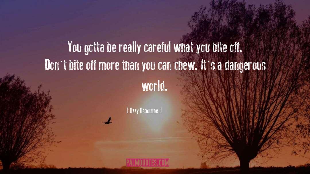 Dangerous World quotes by Ozzy Osbourne
