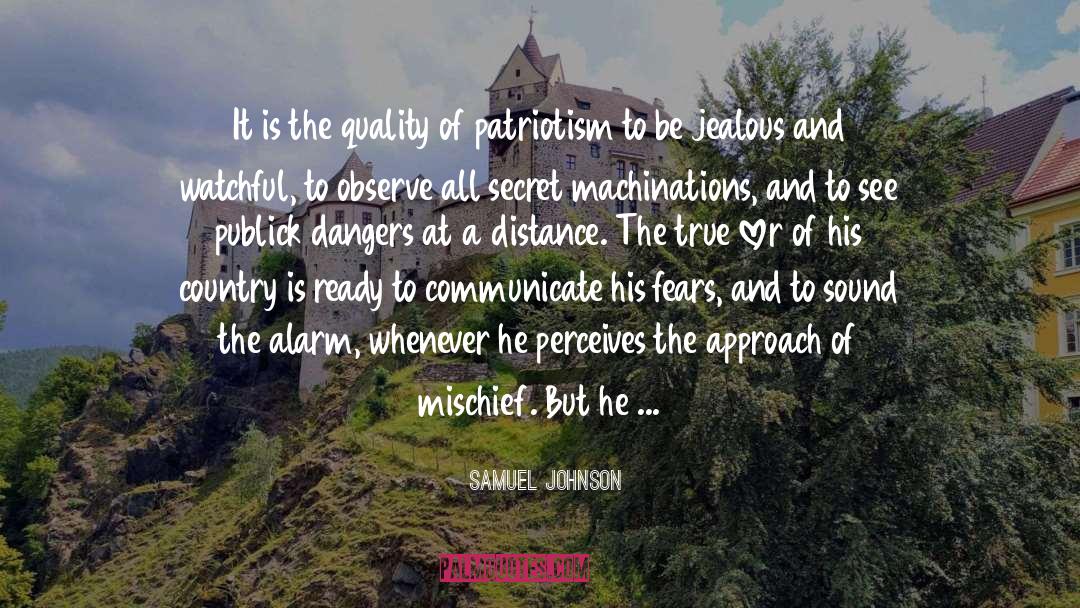 Dangers quotes by Samuel Johnson