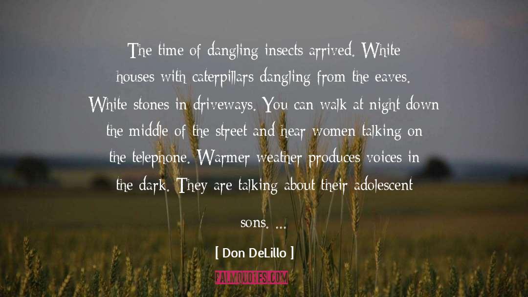 Dangling quotes by Don DeLillo