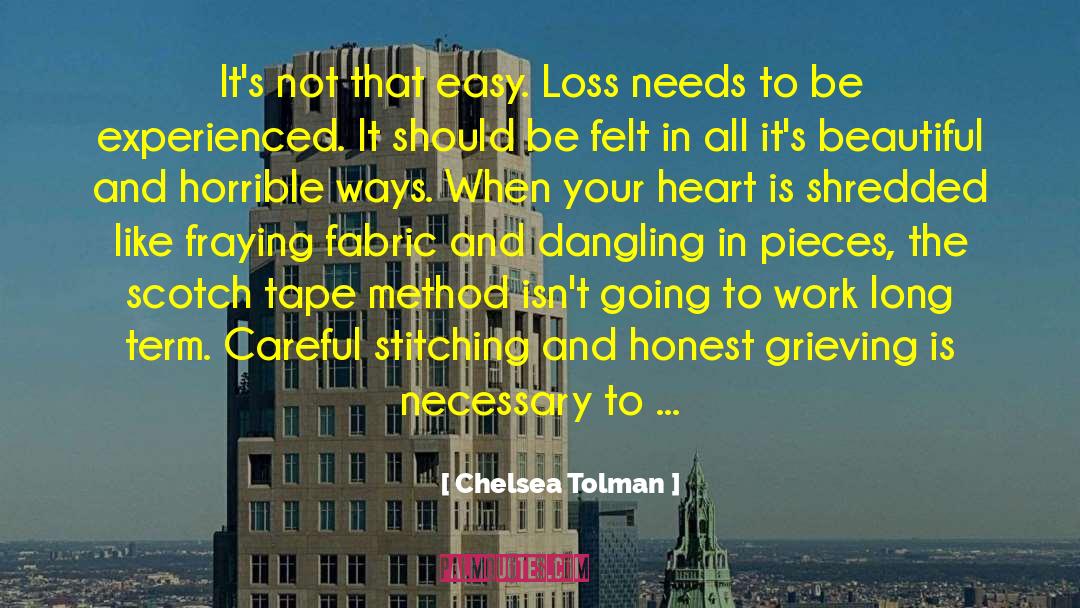 Dangling quotes by Chelsea Tolman