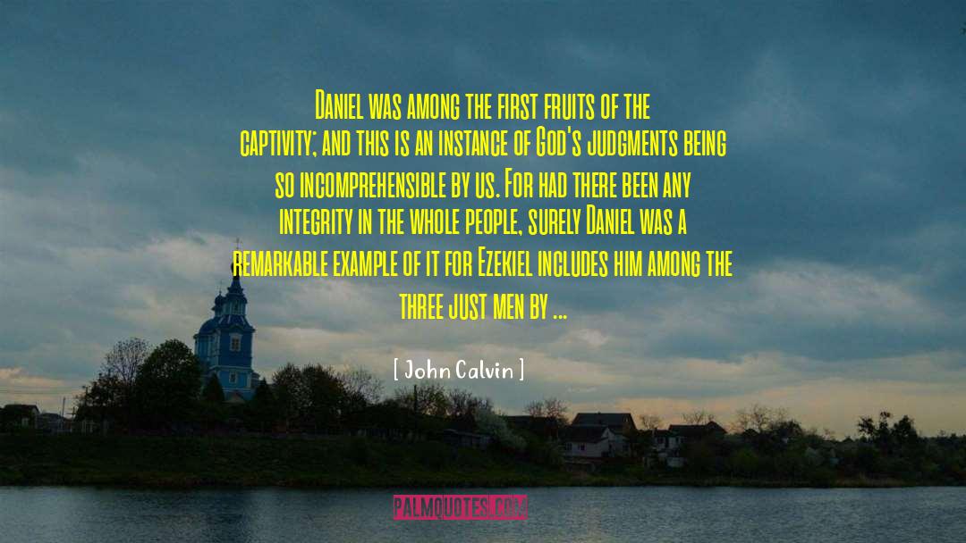 Daniel Burnham quotes by John Calvin