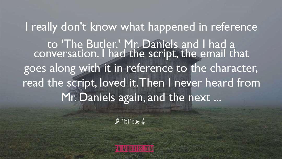 Daniels quotes by Mo'Nique