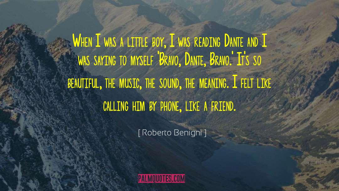 Dante quotes by Roberto Benigni