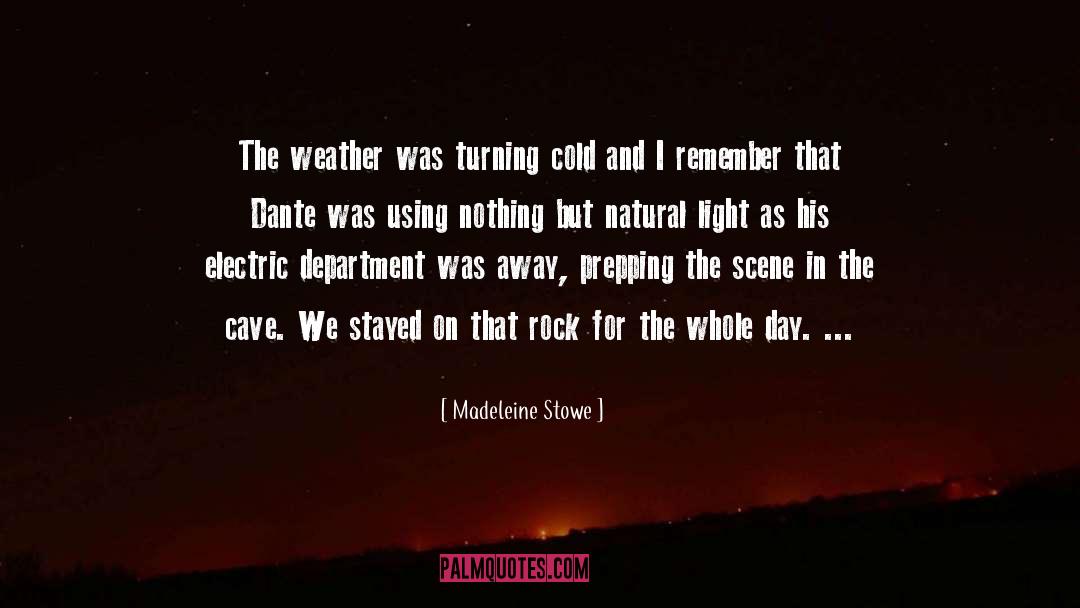 Dante quotes by Madeleine Stowe