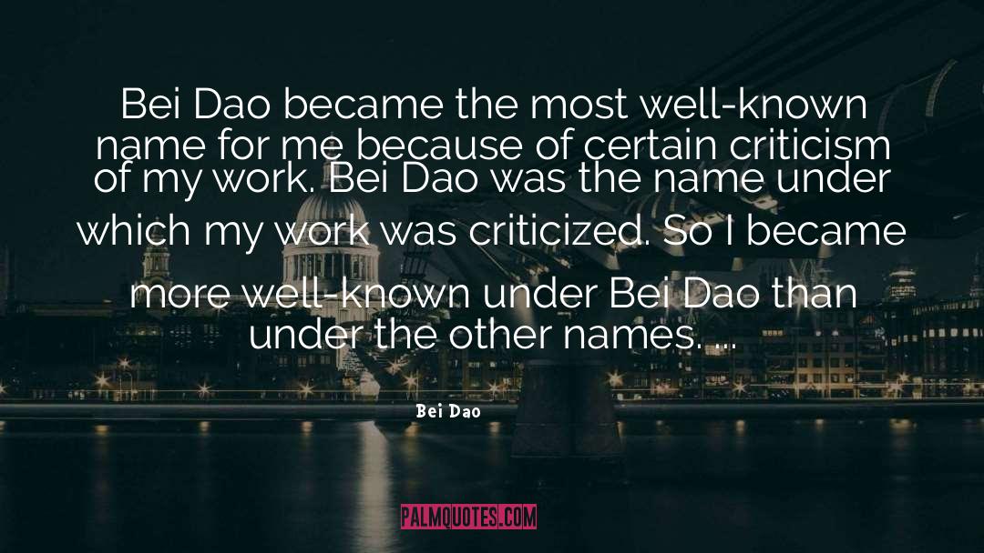 Dao quotes by Bei Dao