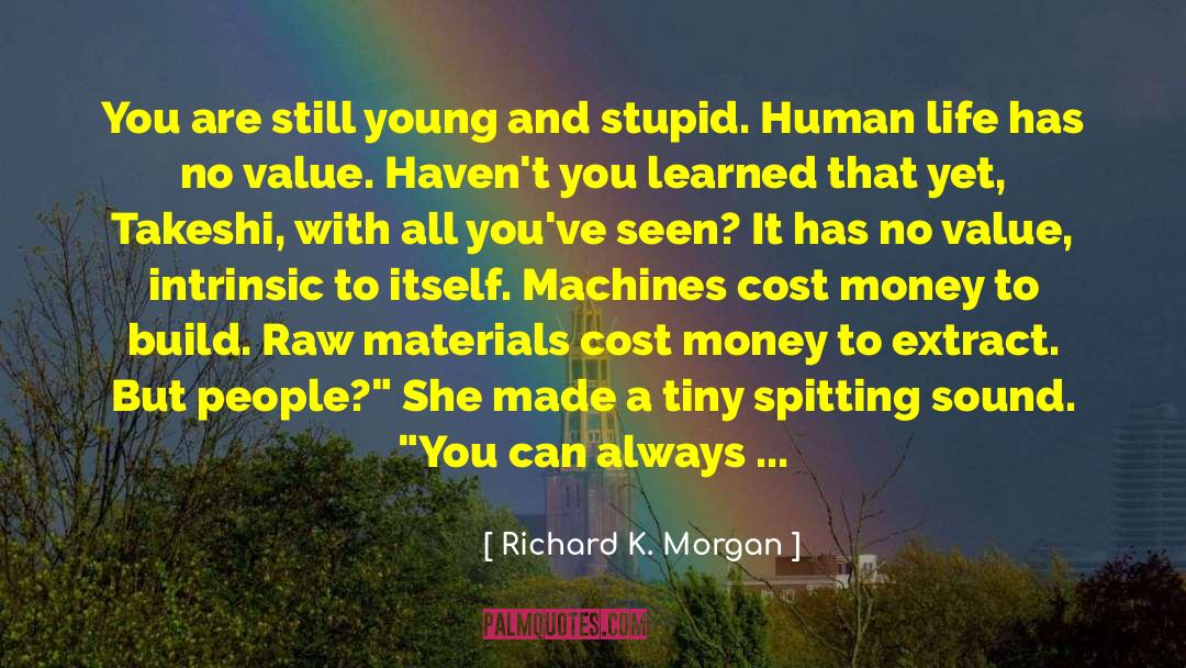 Dappy Stupid quotes by Richard K. Morgan