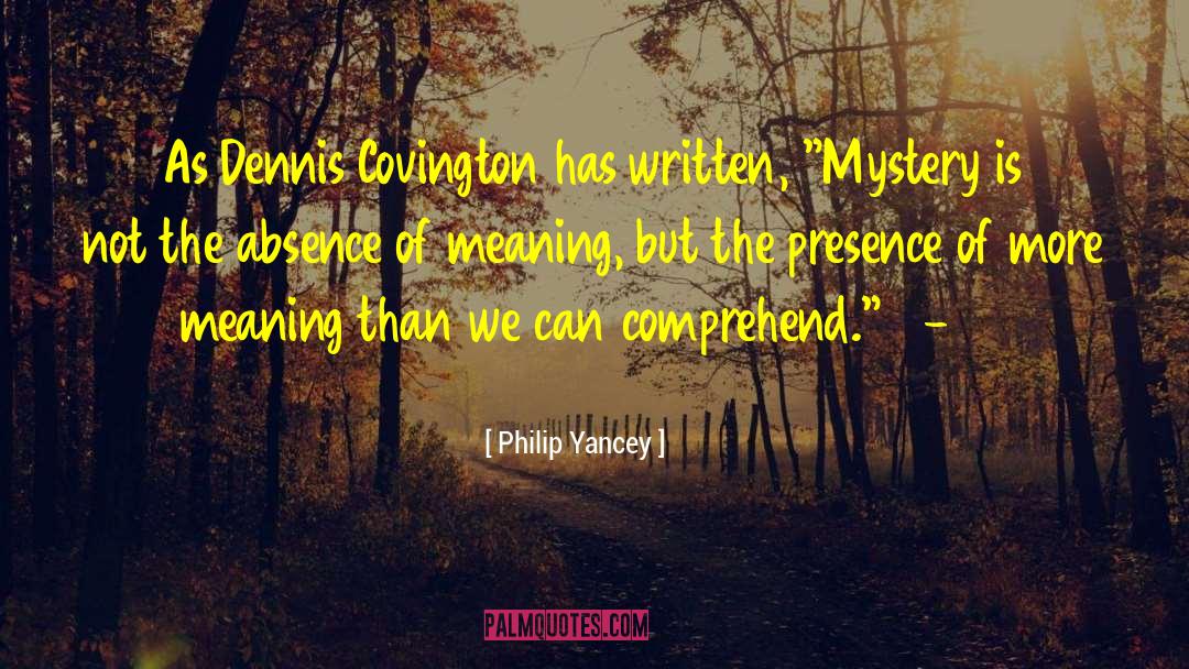 Darcy Covington quotes by Philip Yancey