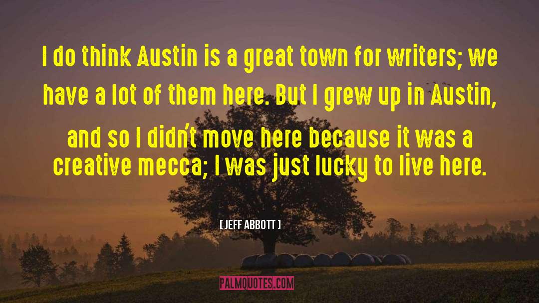 Darcy Town quotes by Jeff Abbott