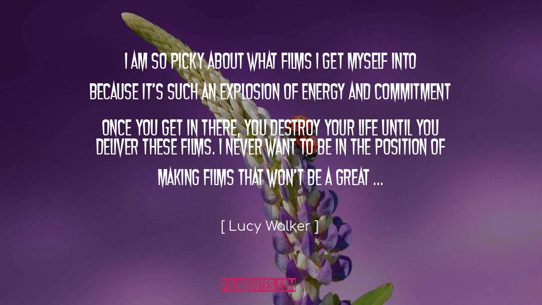 Darcy Walker quotes by Lucy Walker