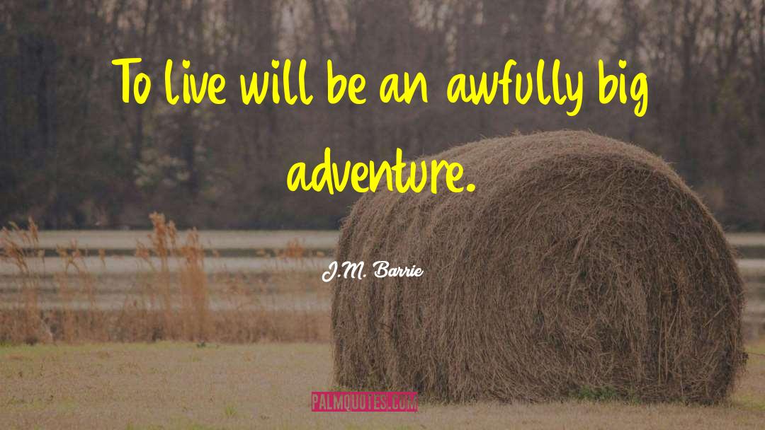 Dare To Adventure quotes by J.M. Barrie