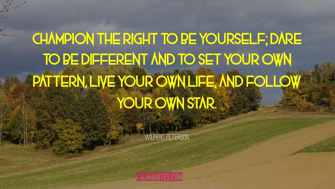 Dare To Be Different quotes by Wilferd Peterson