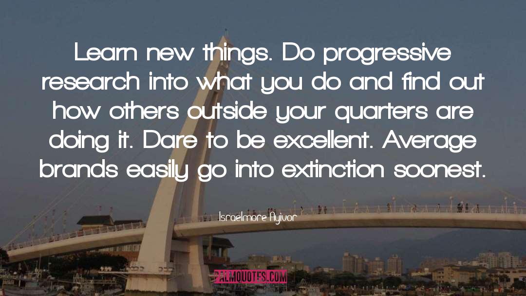 Dare To Be Excellent quotes by Israelmore Ayivor