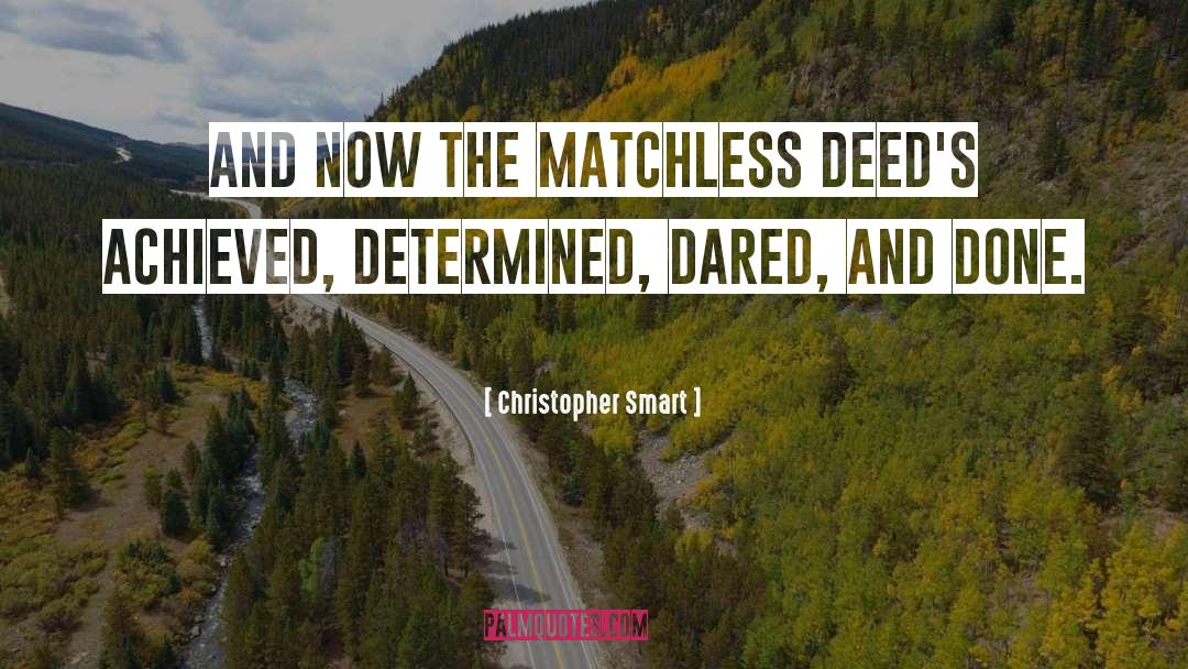 Dared quotes by Christopher Smart