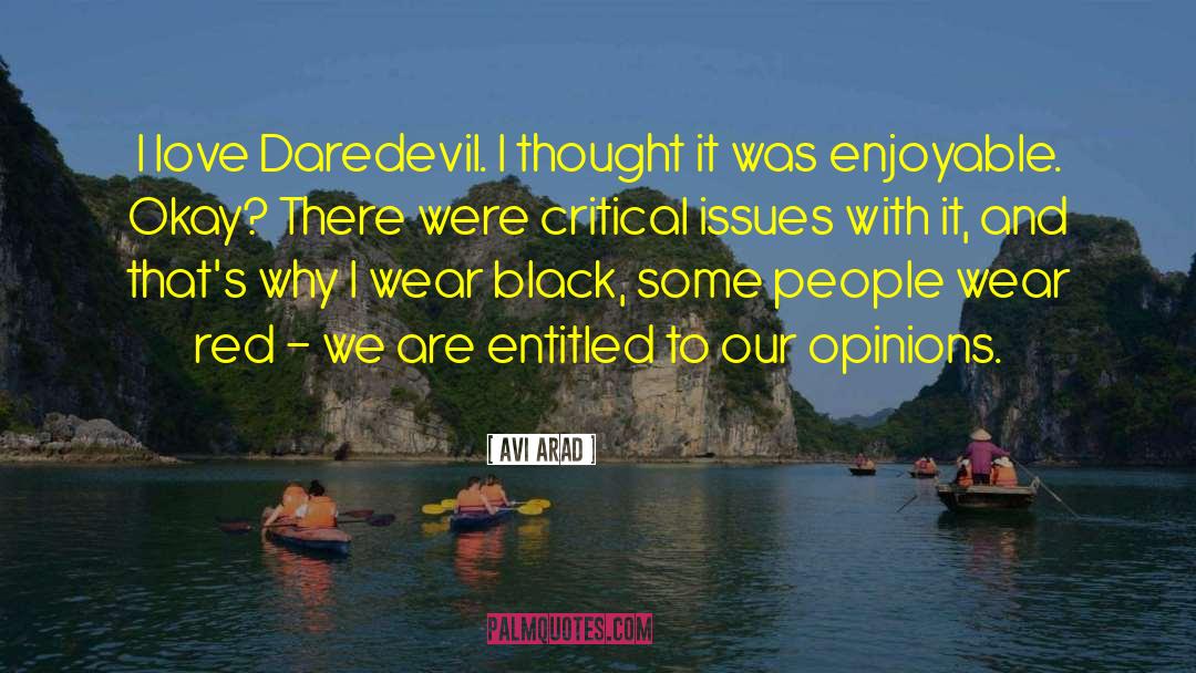 Daredevil quotes by Avi Arad