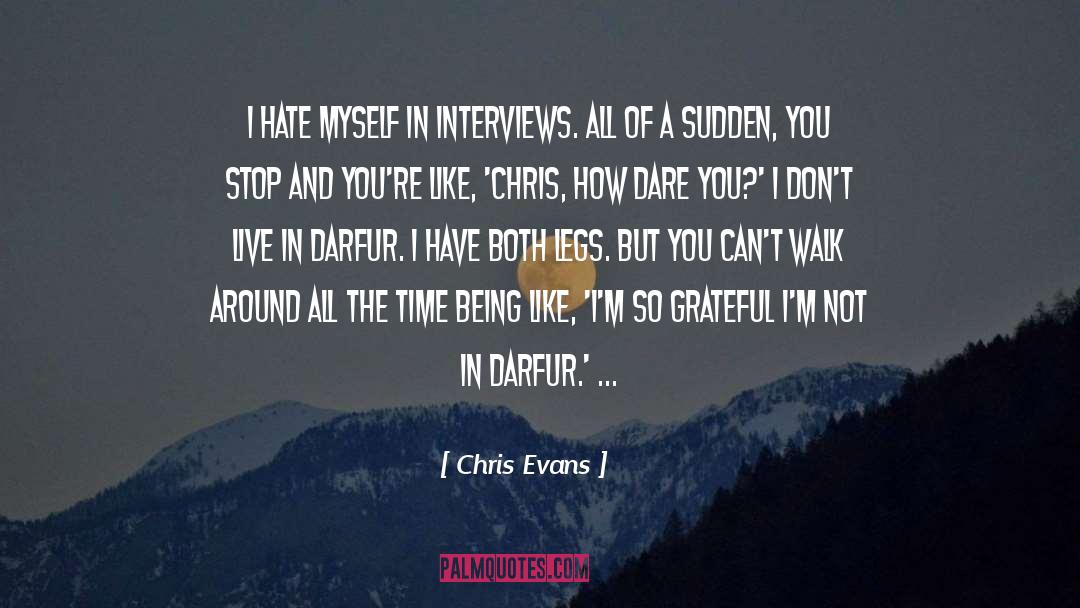 Darfur quotes by Chris Evans