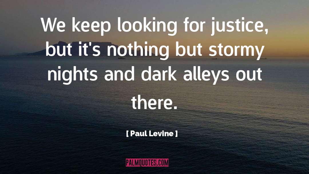 Dark Alleys quotes by Paul Levine