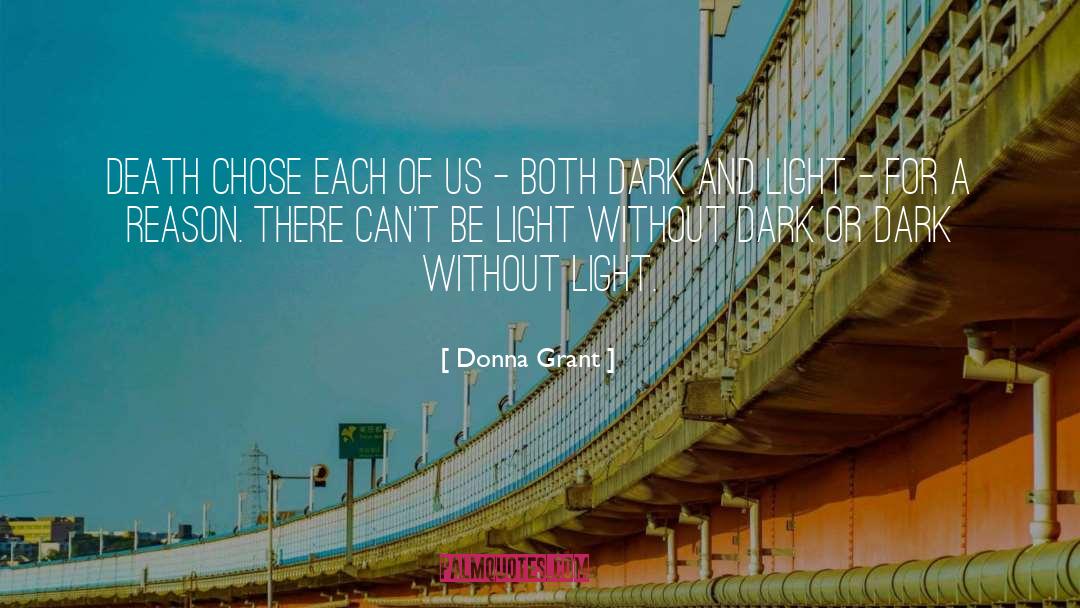 Dark And Light quotes by Donna Grant