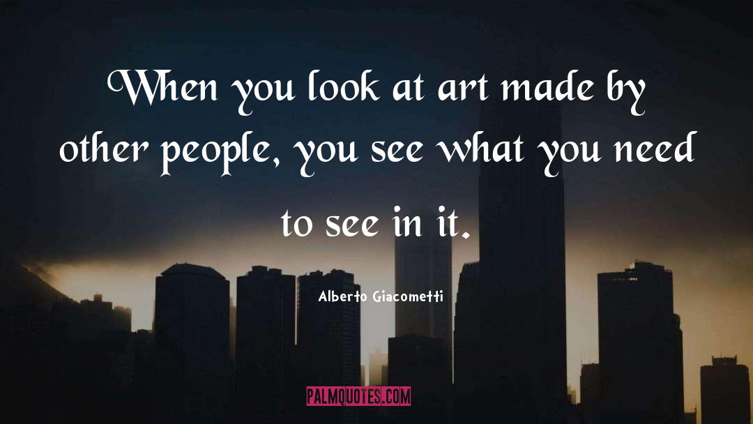 Dark Art quotes by Alberto Giacometti